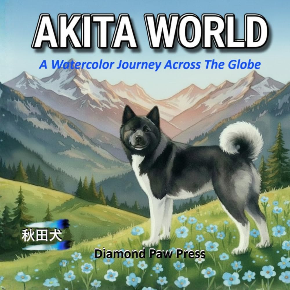 AKITA WORLD: A Watercolor Journey Across the Globe