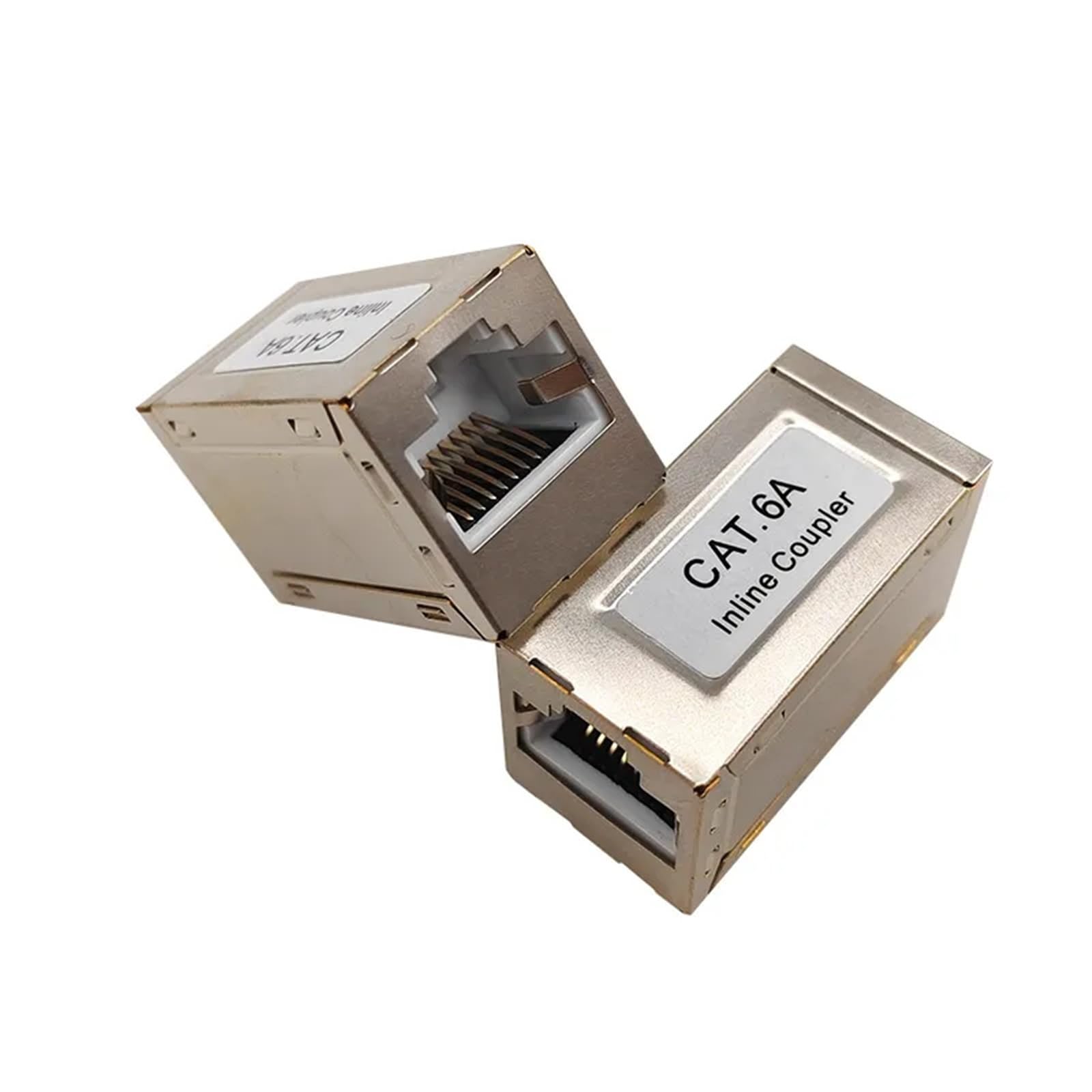 5 szt. RJ45 Cat6 ekranowany modułowy kabel sieciowy Ethernet LAN przedłużacz łącznik adapter złącza