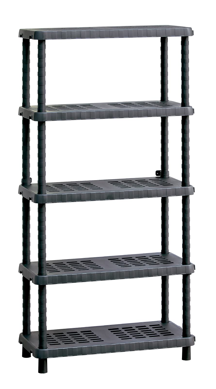 Mobil Plastic - Scaffale in plastica con 5 ripiani regolabili - L 925 mm - Tidy 905