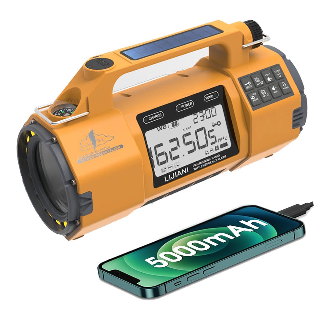 Amazon.com: Emergency FM/AM/SW Weather Radio, Big Flashlight