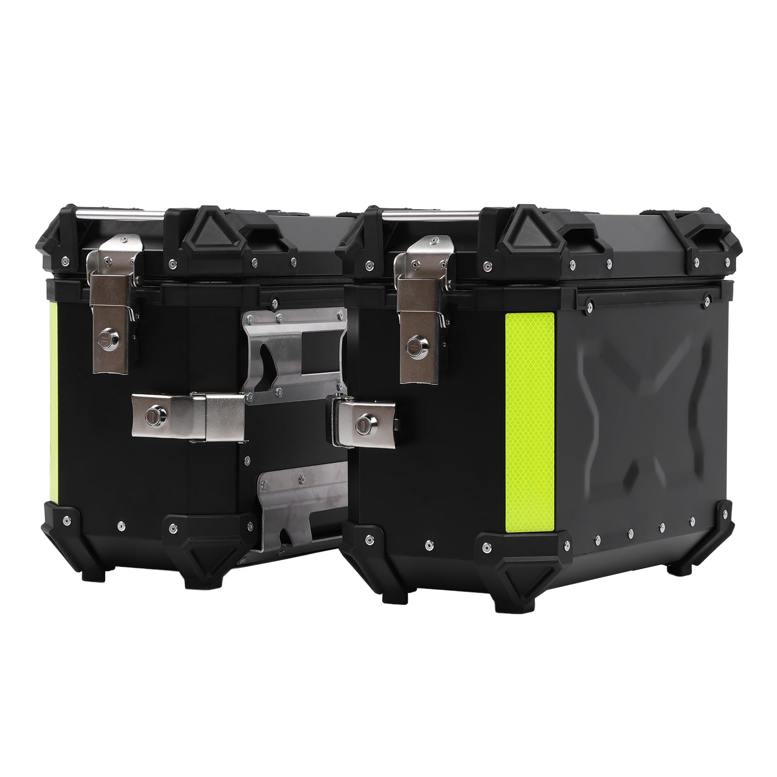 Tonysa Valigia Laterale Moto, 28L Costruzione in Alluminio, per | Resistente all\'acqua, design portatile, rivestimento rimovibile, adatto per motociclette, blocco antifurto