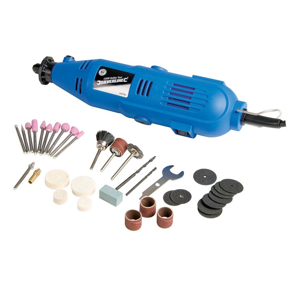 TOOLSTREAM SILVERLINE 249765 COFFRET OUTIL pour LOISIRS CREATIFS 135 W