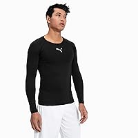 Puma Liga Baselayer Tee Ls Maglia A Manica Lunga, Nero