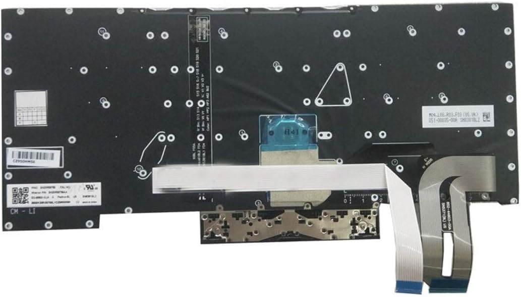 Genuine Laptop Replacement Backlit Keyboard for Lenovo ThinkPad P1(20MD, 20ME) X1 Extreme 1st Gen Laptop Keyboard 1YU756 01YU757 SG-96800-XUA SN20R58769AA SN20R58841