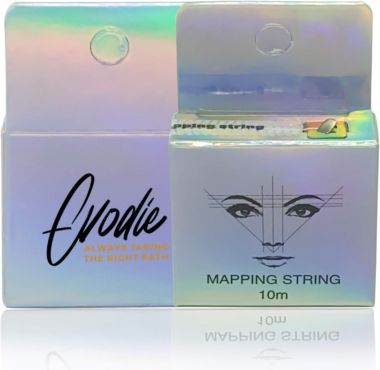 Beauty box Pre-inked eyebrow mapping string - microblading, waxing, 3D brows, HD brows cosmetic tool. easy to use for the perfect brows.