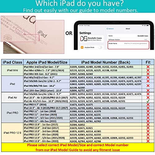 Image of DuraSafe Cases for iPad Air 4th 5th 6th Gen Air 11 inch Printed Case A2588 A2589 A2591 MM9E3HN /A MM9D3HN /A A2316 MME23HN /A MM9C3HN /A MM9F3HN /A MYFQ2HN /A MYFM2HN /A MYFR2HN /A MYFP2HN /A MM9N3HN /A - Leopard