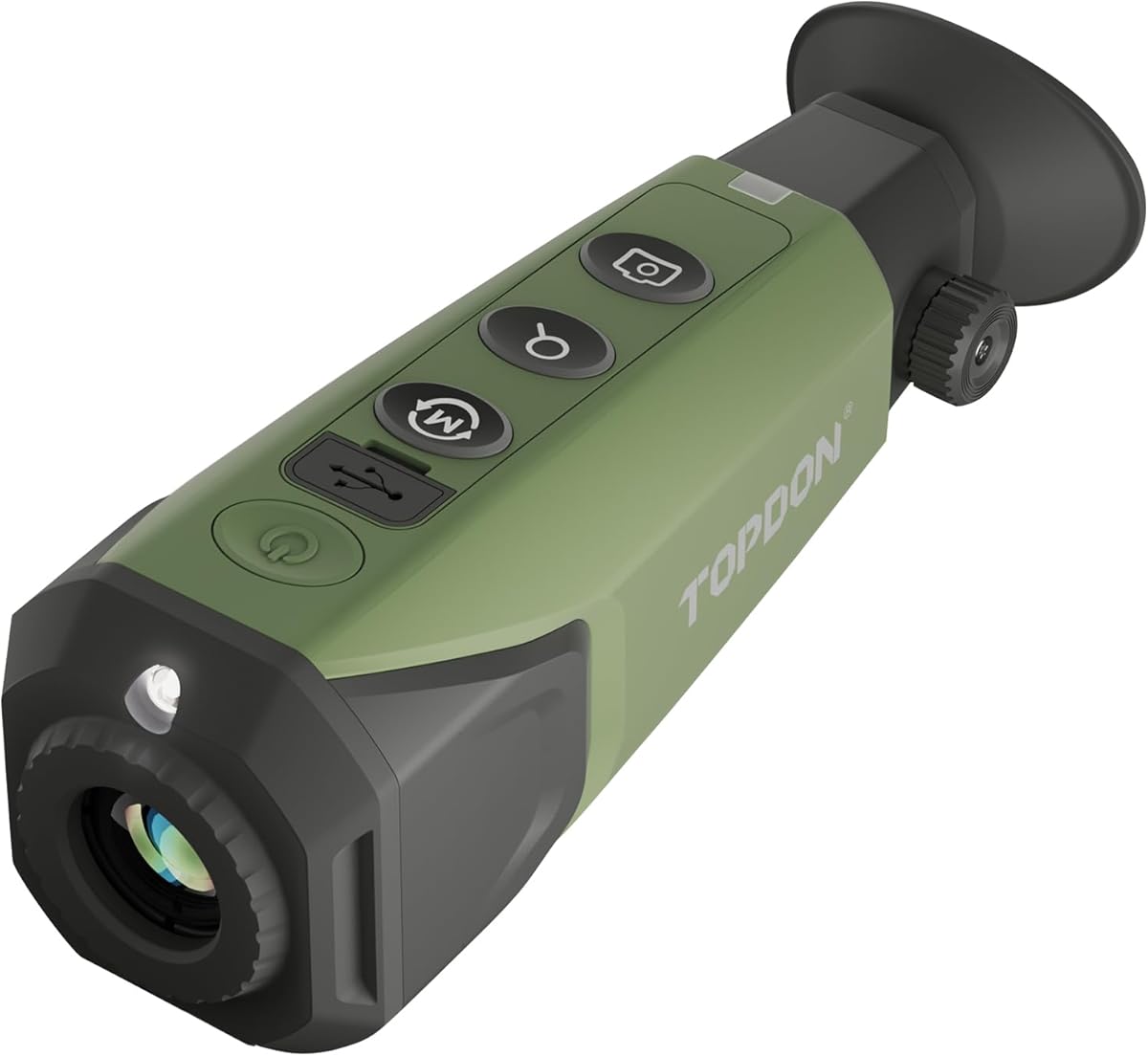 TOPDON TS004 Thermal Imaging Monocular, 320 x 240 TISR 256 x 192 IR Resolution, Supported Wireless Connection, 13mm 50Hz Thermal Night Vision with 11h Battery Life, IP67 Monocular for Hunting