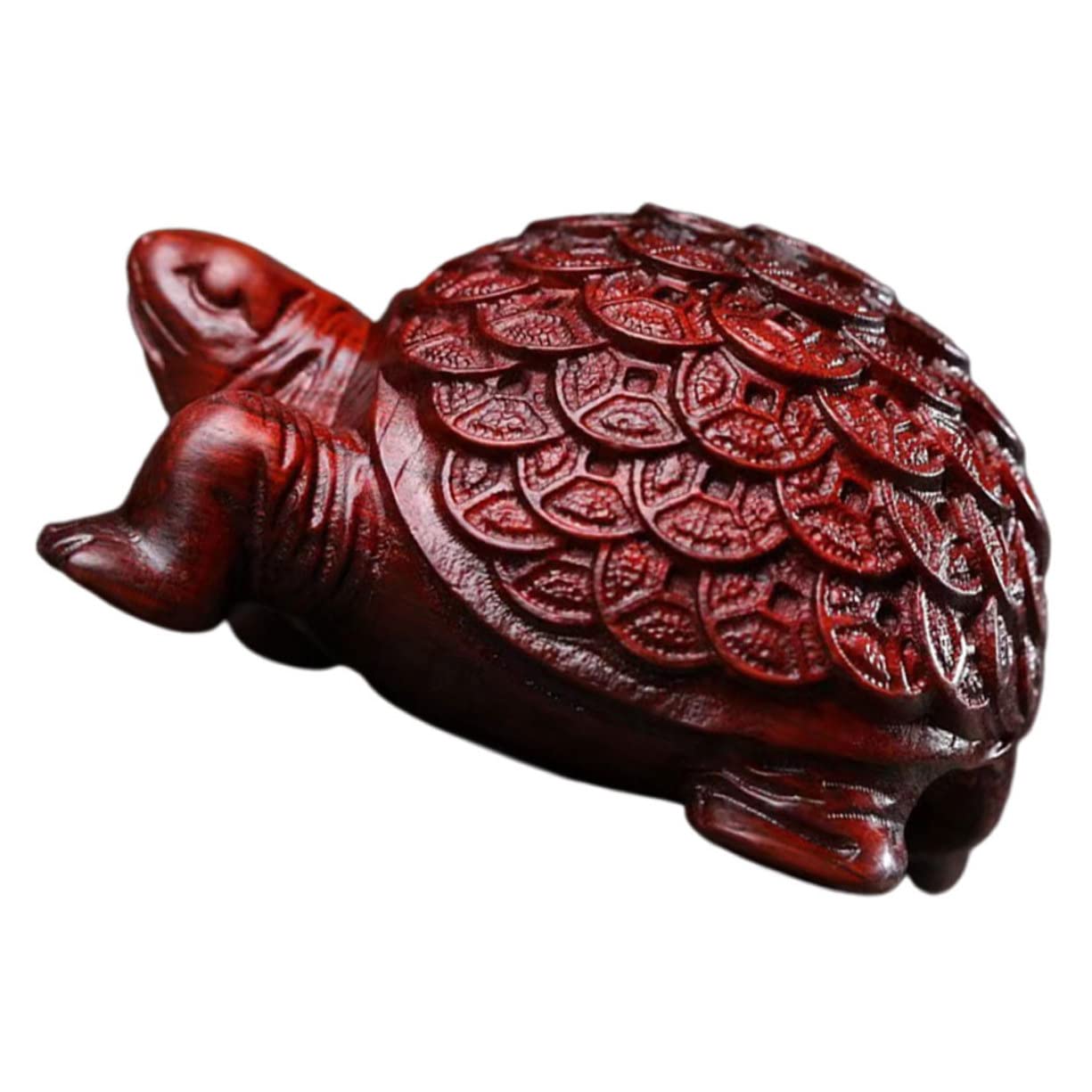 木製亀の彫刻 Amazon.co.jp: HOMOCONO 木製亀の飾り彫刻 ローズウッド製 耐水性