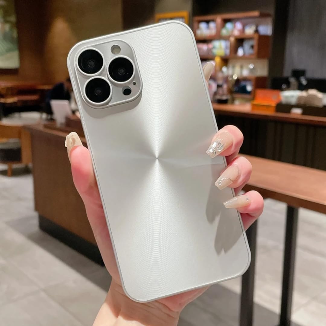 Coque iPhone 12 Pro antichoc argent avec protection d'objectif colorée - 8