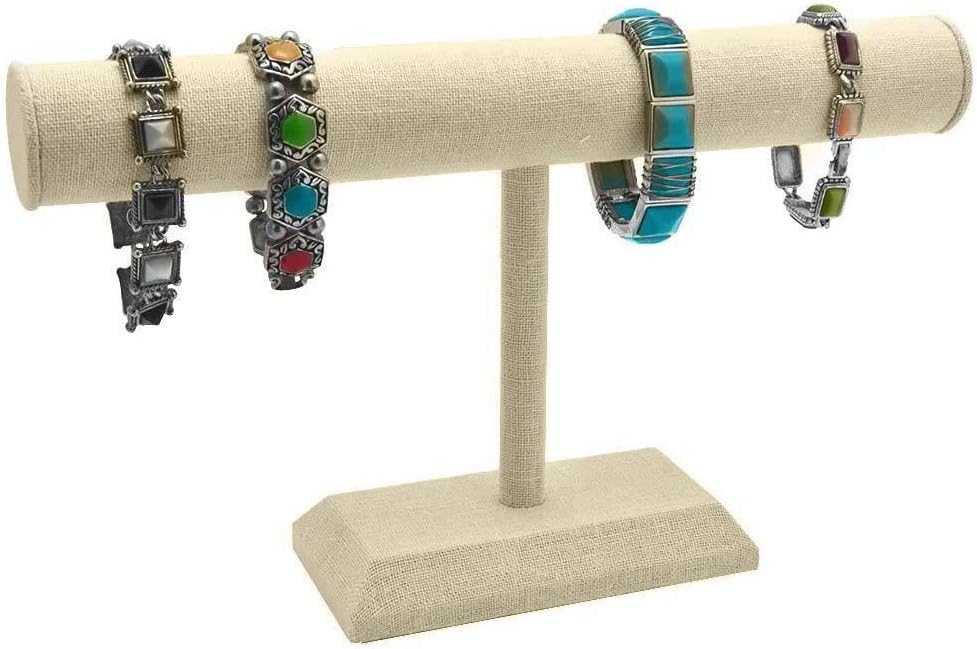 Linen Jewelry Bracelet/Bangle Display Tray ~ 21 Slots