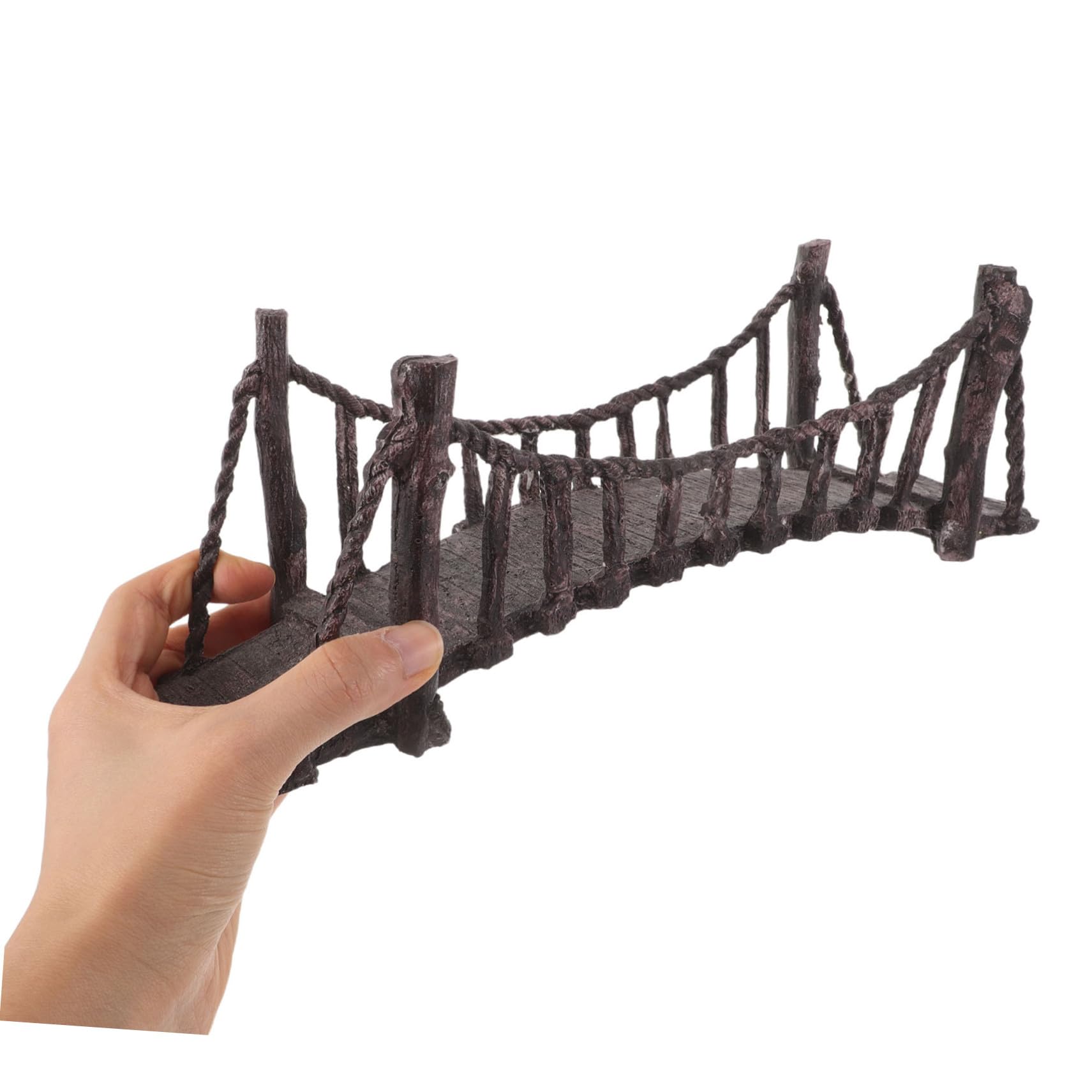 Lot De 5 Ponts Miniatures en Résine pour Décoration D'Aquarium Maison De Poupée Jardin Féerique