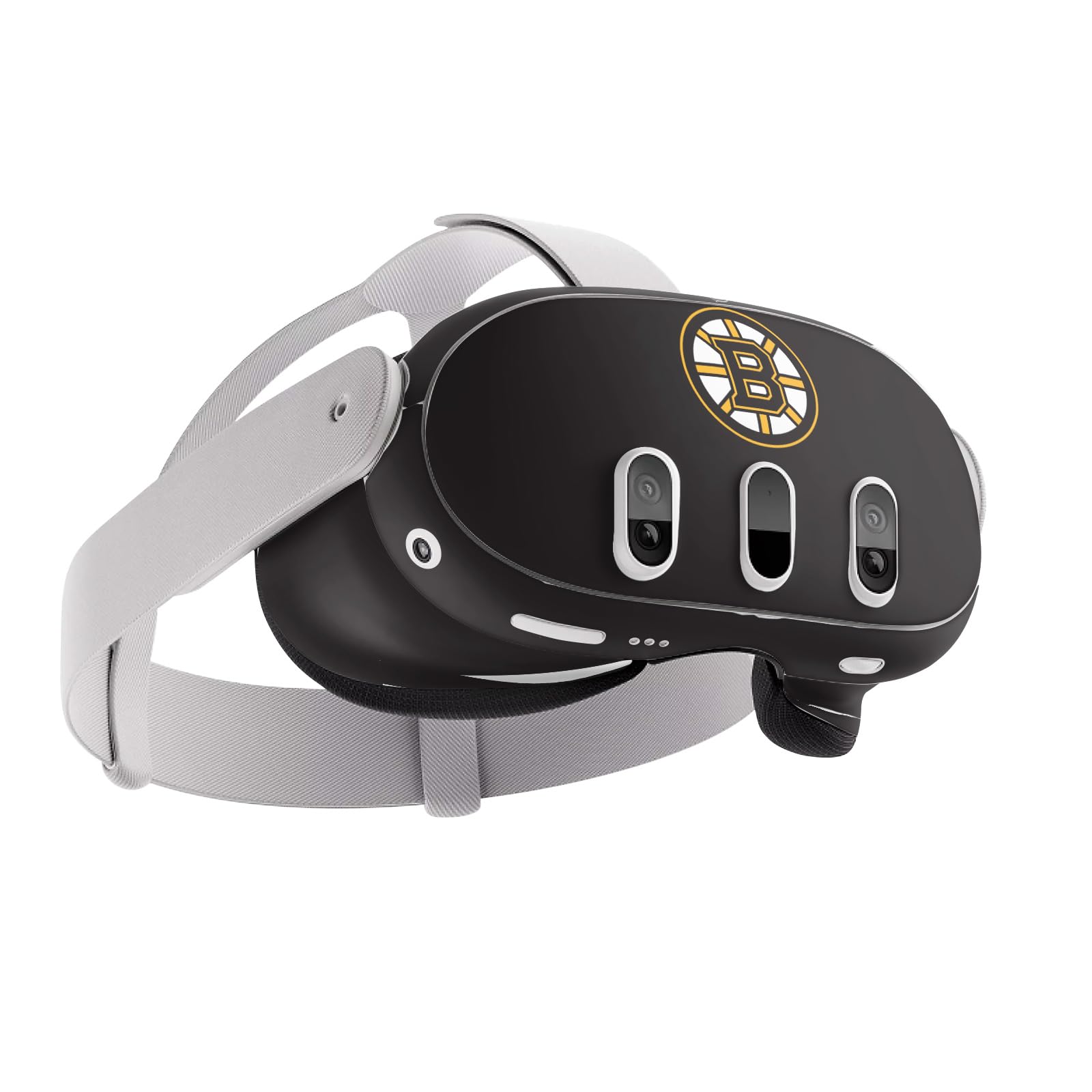 Head Case Designs Officially Licensed NHL Plain Boston Bruins Vinyl Sticker Skin Decal Cover Compatible with Meta Quest 3