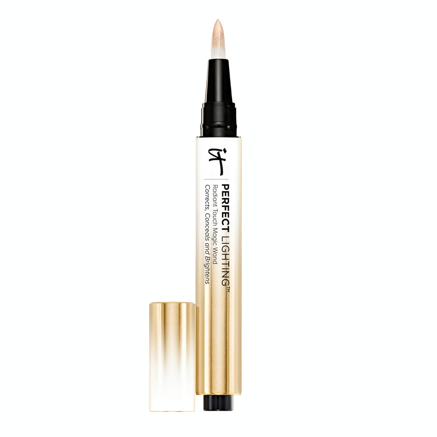 IT Cosmetics Perfect Lighting, Radiant Honey - 2-in-1 Concealer & Highlighter - With Licorice Root, Green Tea, Hydrolyzed Collagen, Peptides & Hyaluronic Acid - 0.10 oz : Beauty & Personal Care