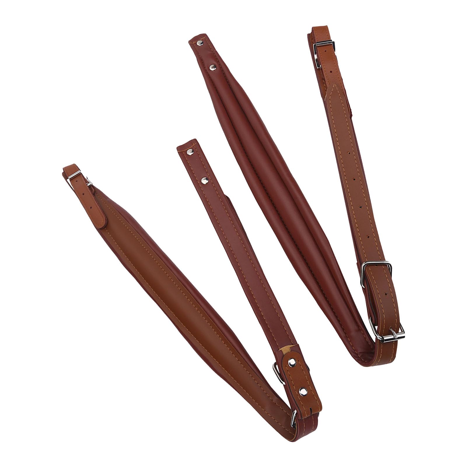 Tracolla per Fisarmonica,Cinghie Regolabili per Fisarmoniche in PU 83-110cm,per Strumenti Musicali per Fisarmonica 16-120 Bassi (caffè)