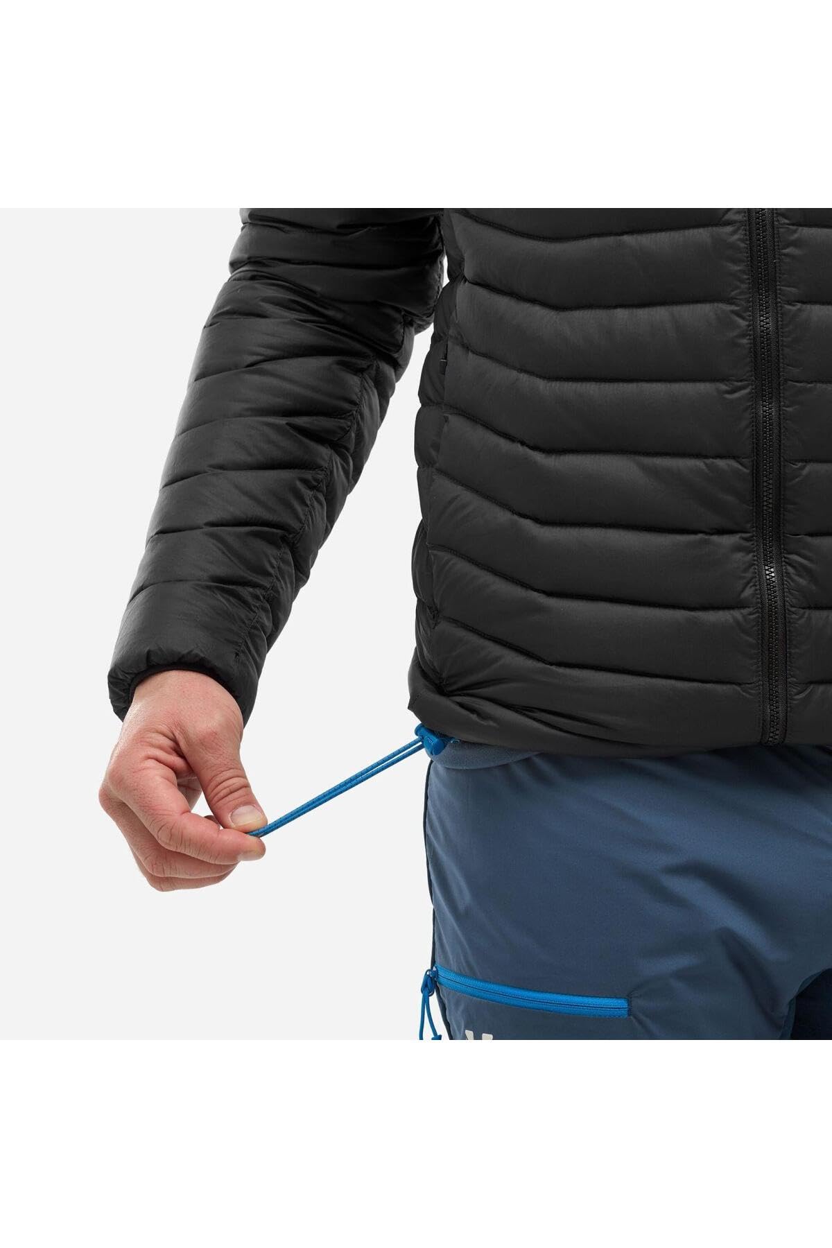 MILLET Doudoune Homme EVOLE LIGHT 700 HD Compressible Légère Déperlante (FR/ES, Alpha/lettres, M, Taille normale, Taille normale, Noir)