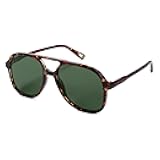 Retro Polarized Aviator Sunglasses Womens Mens Classic 70s Vintage Trendy Square Aviators SJ2174