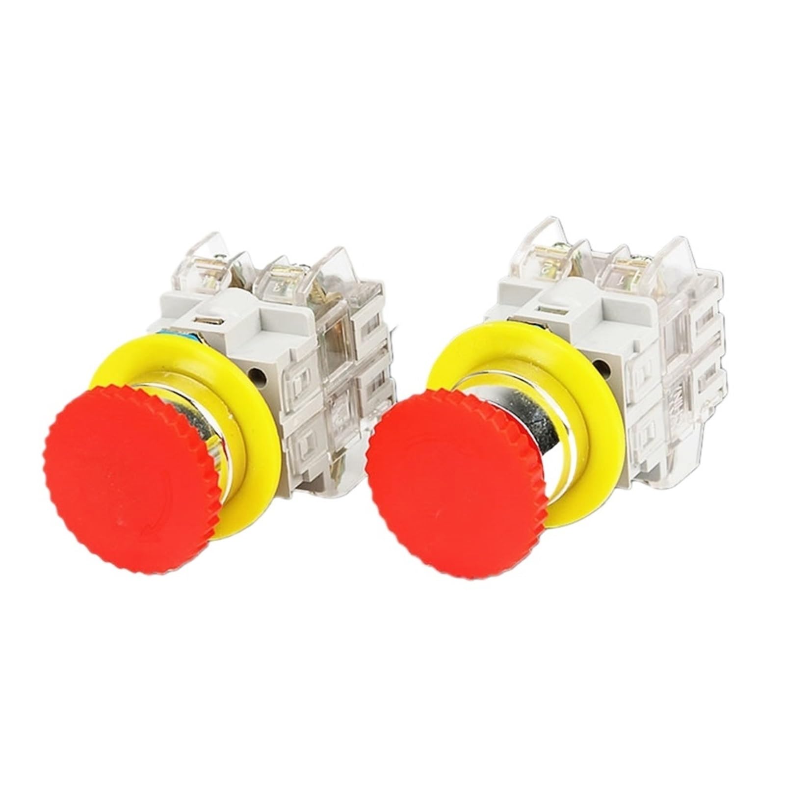 JGNAYRKJQI SAY7-F LAY3-11ZS Emergency Switch LAY3-11ZS Plastic Cap 1NO 1NC E-Stop Push Button Switch