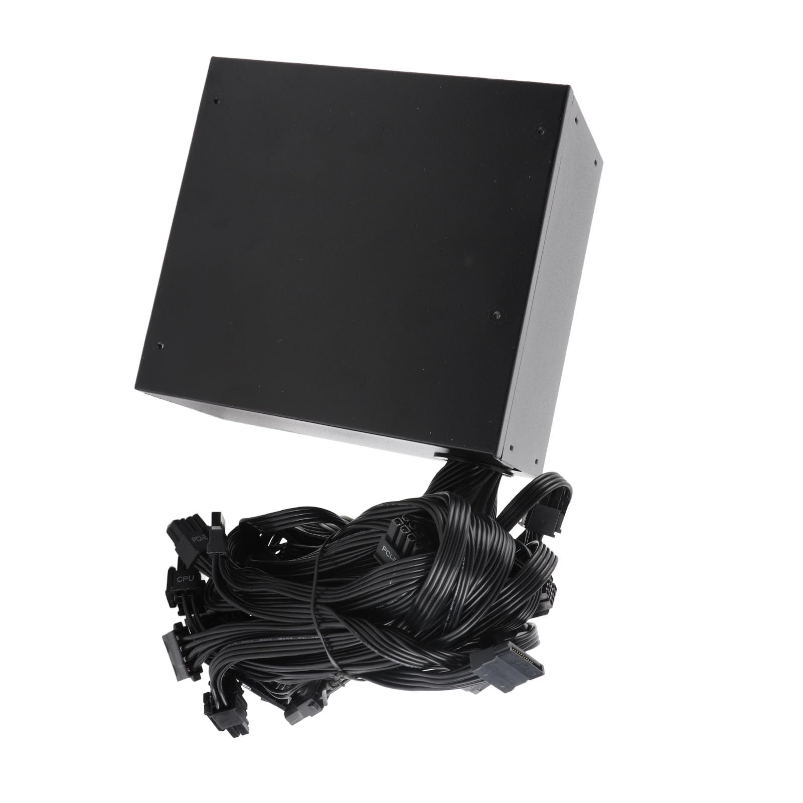 PUSOKEI Alimentatore da 800 W per PC Desktop |PFC Attivo, Supporto Dual Core, Ventola a velocità Automatica