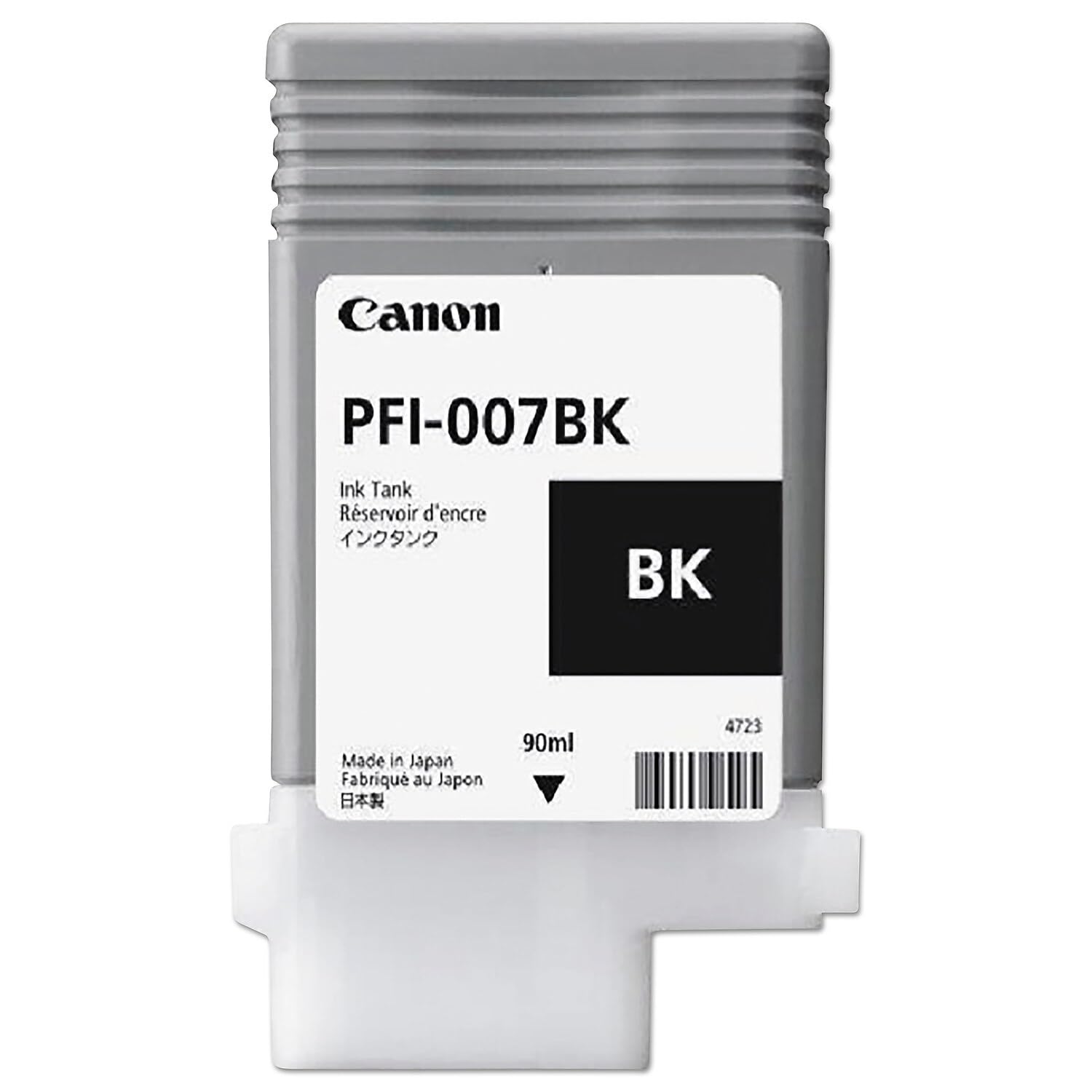 Amazon.com: Canon PFI-007BK Black Ink Tank (90mL) : Office Products