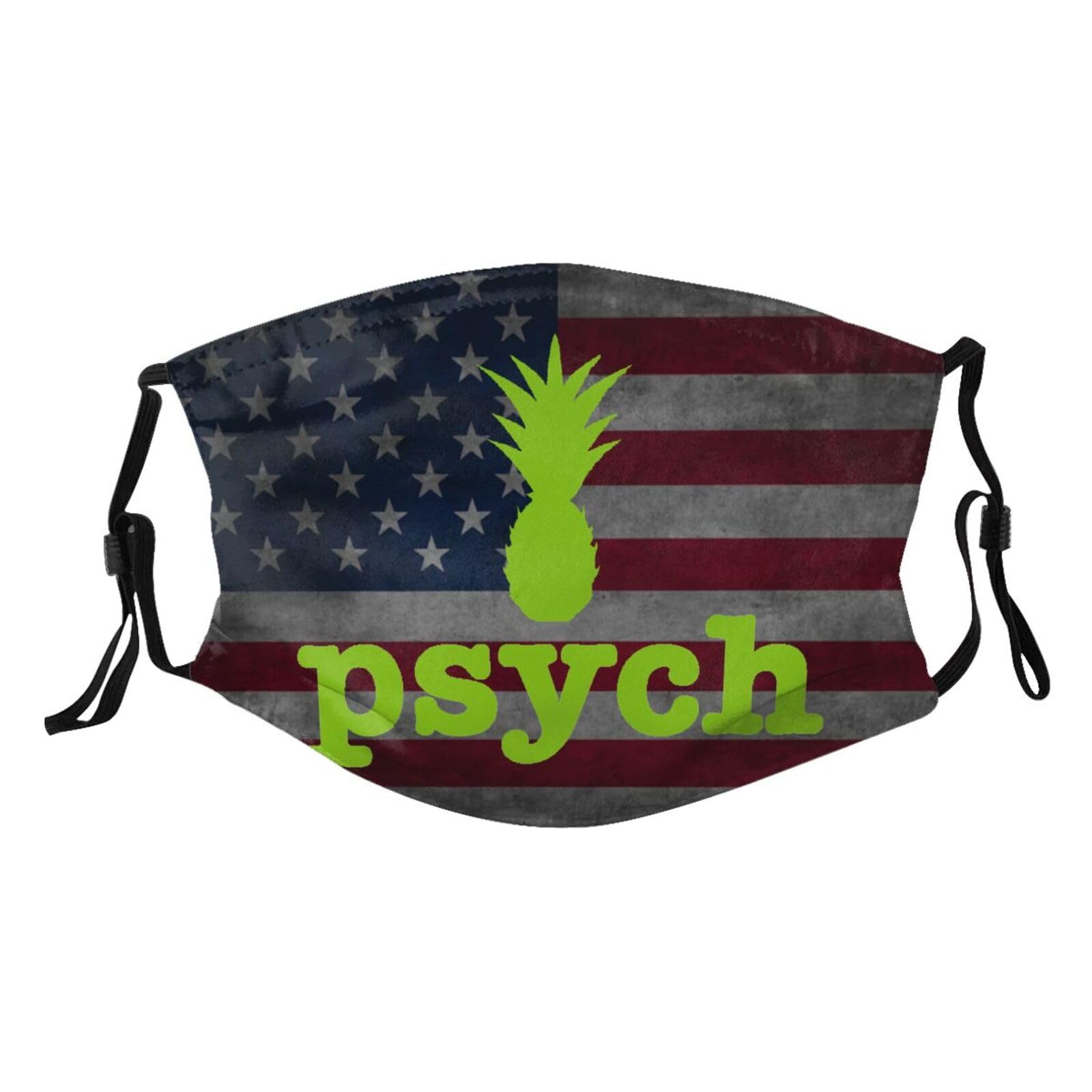 Psych Pineapple Adult Dust Mask Adjustable Dust Face with 2 Filter86