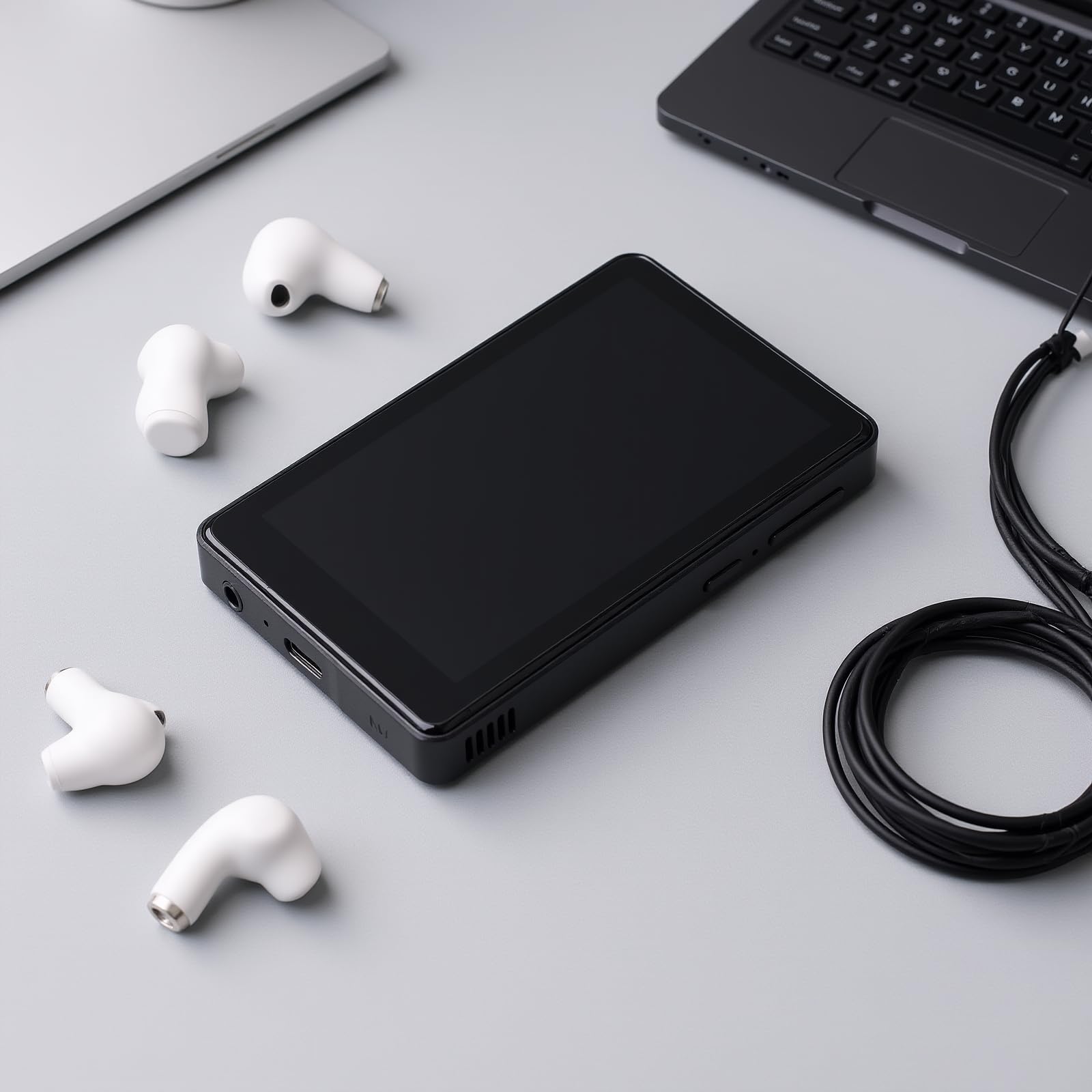 Cocoarm Reproductor MP4 con Bluetooth 5.0 y WiFi Pantalla Táctil Reproductor de Música Pantalla HD de 4 Pulgadas 3GB 32GB Audio HiFi 8.1 para Viajes Estudio Reproducción de Video
