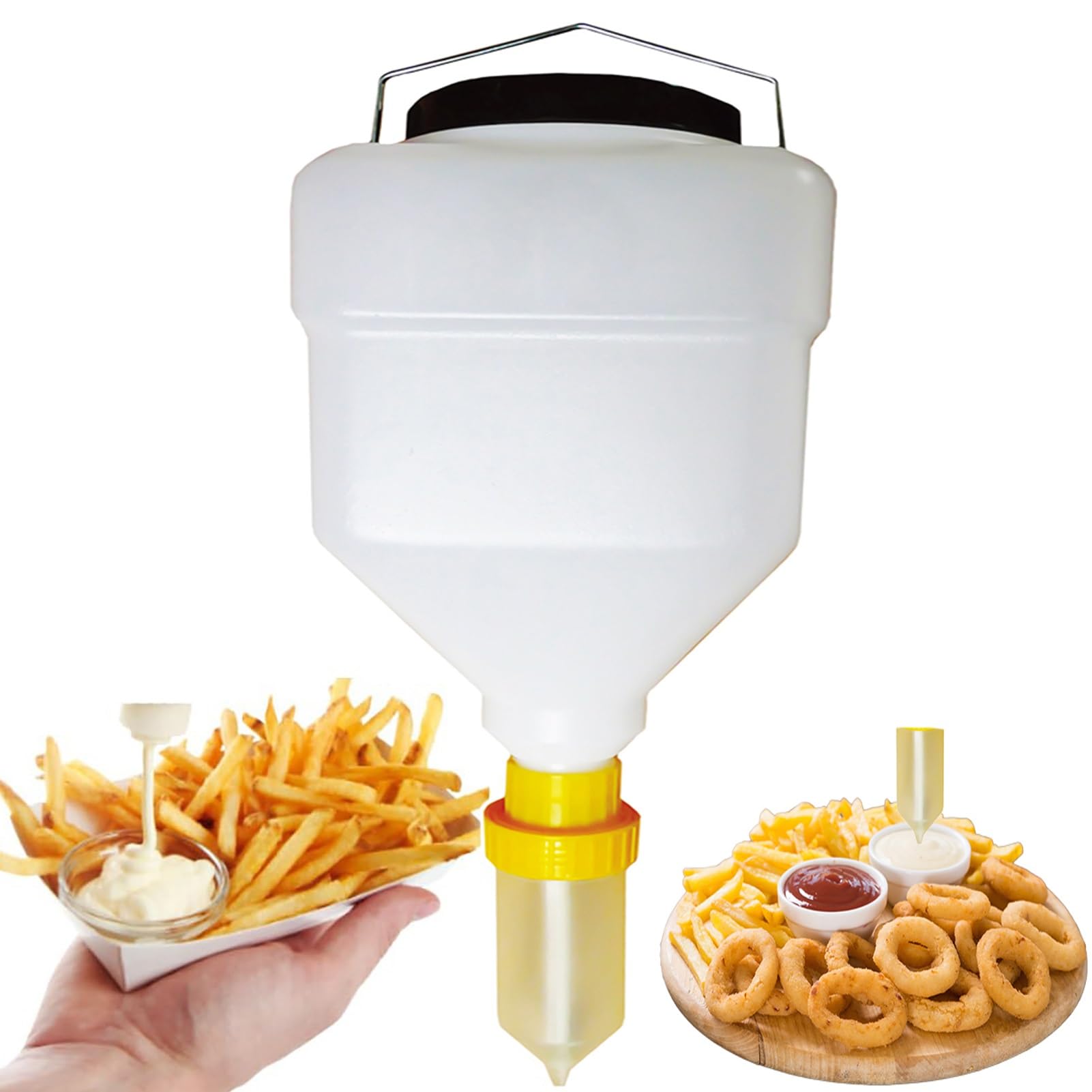 Bouteille de sauce anti fuite flacon souple pour moutarde et ketchup