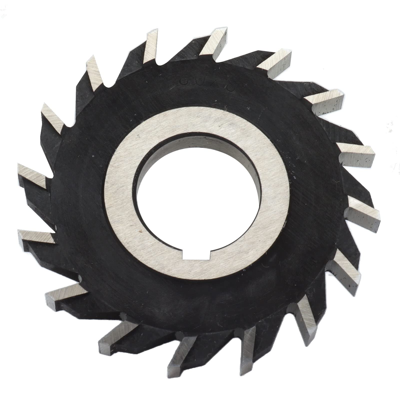 Face Mill, 16 Teeth Milling Cutter High Speed Steel Face Mill Disc 16 Teeth Face Milling Cutter for Plane Processing 80mm Diameter, Tapered End Mills