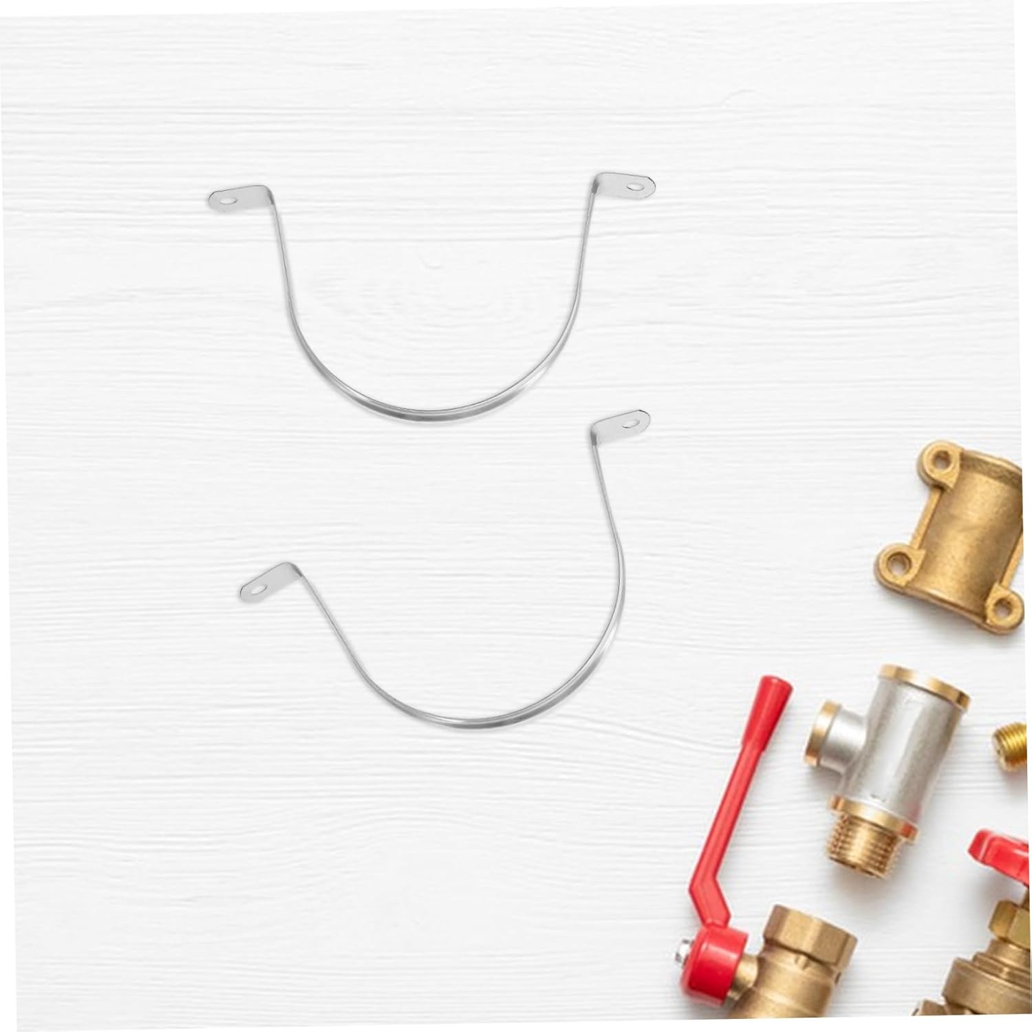 Stainless Steel Pipe Clamps 100pcs Set for Secure Pipe Hose Clamping Easy Install