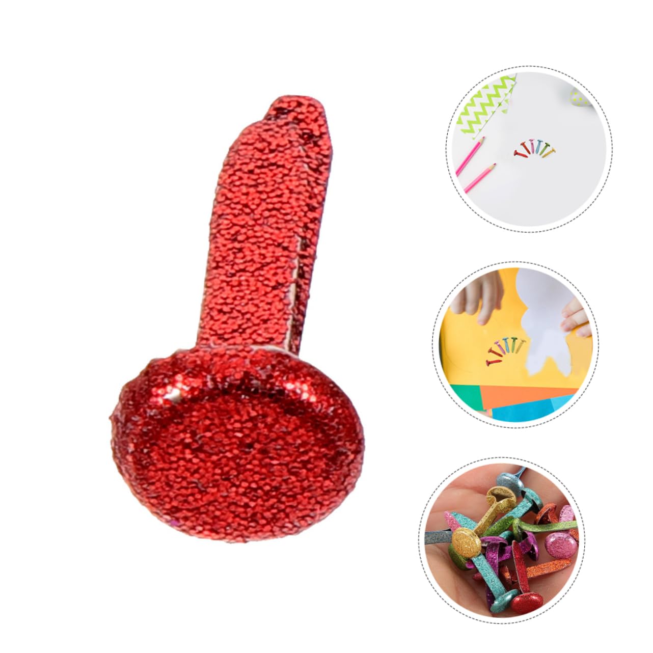 Homoyoyo Scrapbook Kits for Adults Pcs Brads Paper Fasteners Craft Beads Tack Nails DIY Decorative Supplies