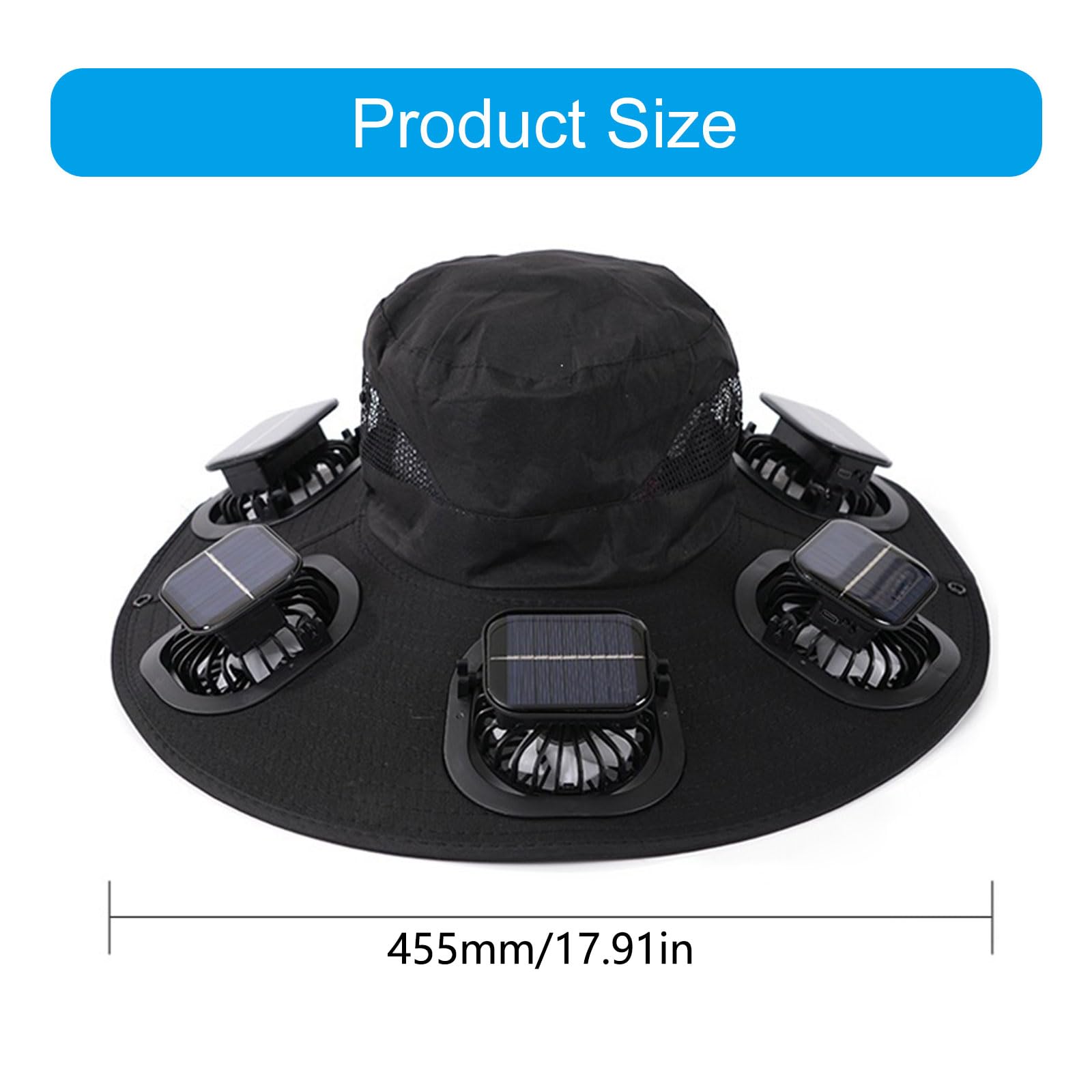 Cappello a ventaglio solare