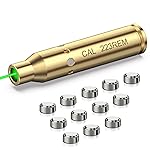 MidTen Green Laser Bore Sight 223 5.56mm, 30-300 Yards Sighting Range Green Laser Boresighter with 4 Sets of Batteries