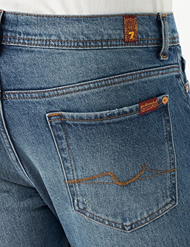 Jeans Paxtyn Constructor Indigo bleu regular, pantalon en denim stretch pour homme