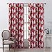 Produktbild Flyerer Juicy Strawberries Fruit Room Darkening Curtains Private Space Pattern Darkening Curtains W84 x L84 Great for Living Room and Bedroom