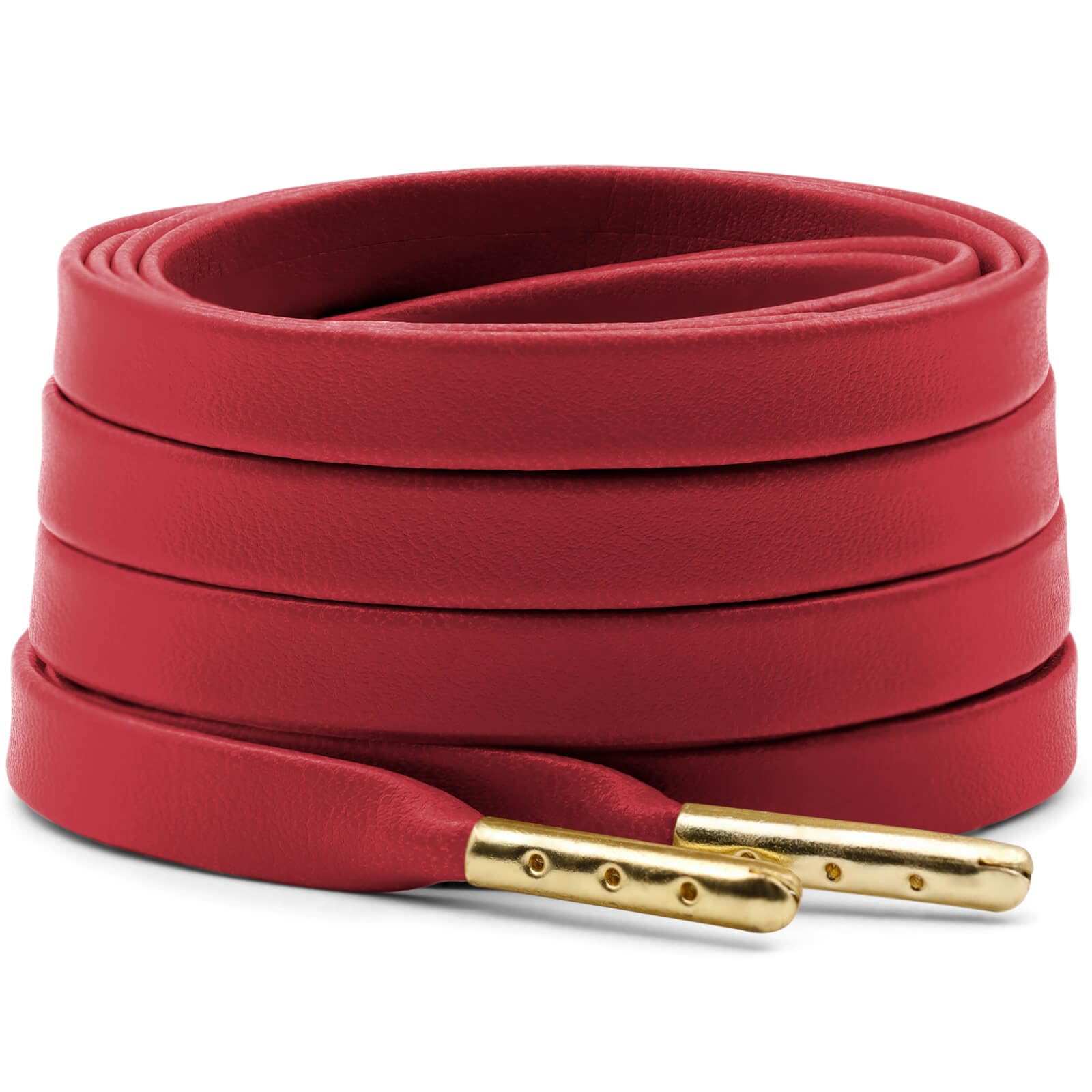 DELELE Flat PU Leather Laces: Waterproof Shoelaces for Sneakers Boot 2 Pair
