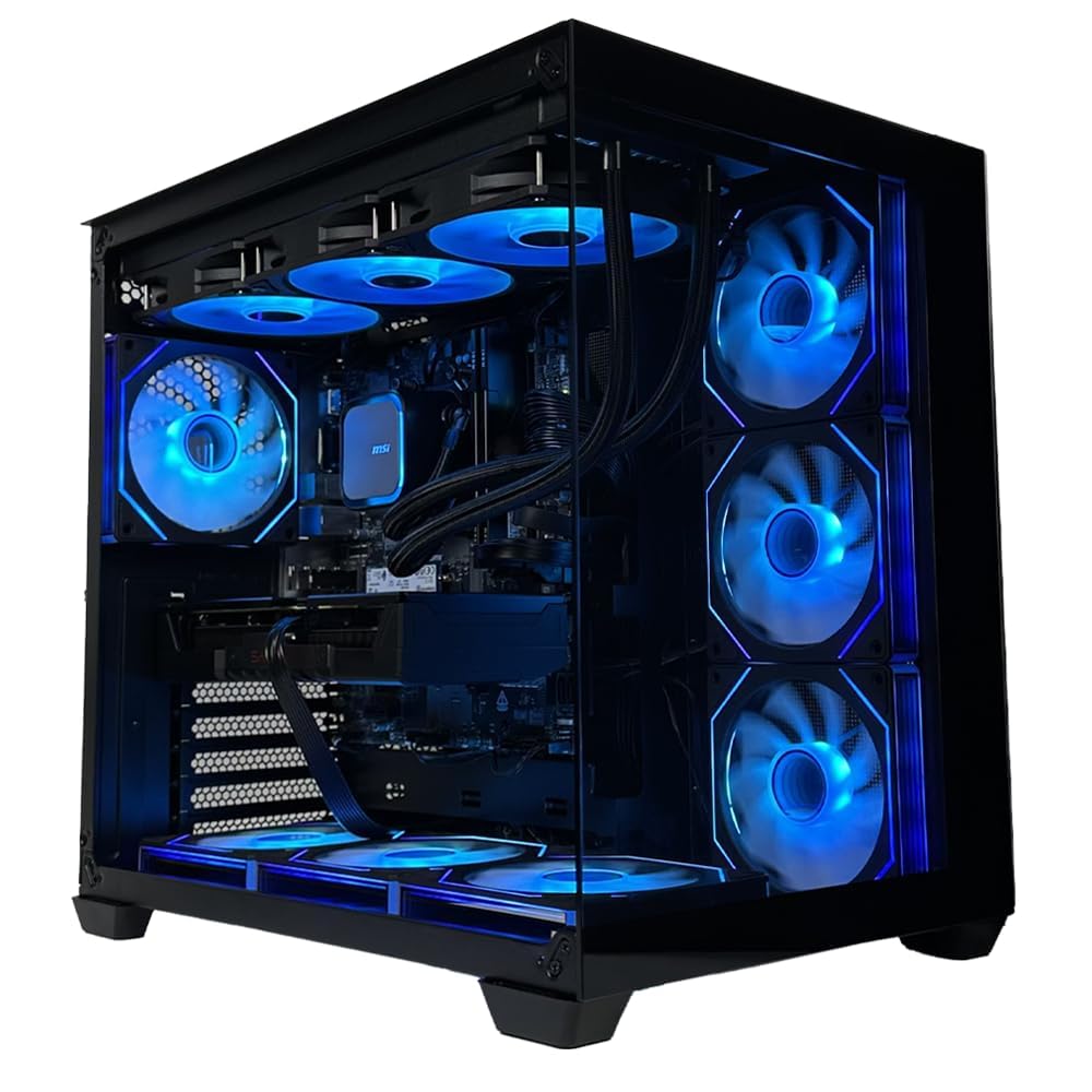 PJ DIGITAL STORE GLADIO V4 - Pc gaming ryzen 5 9600X, Rtx 5060 ti 8Gb, Ram 32Gb 6000Mhz, Ssd 1000 Gb, Dissipatore Liquido 360mm, Windows 11 pro, PC desktop gaming, fino a 5.30Ghz