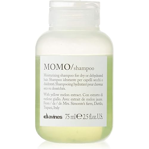 Davines MOMO Shampoo, Gentle Moisturizing Cleanser For Dry And Dehydrated Hair, Add Softness And Shine