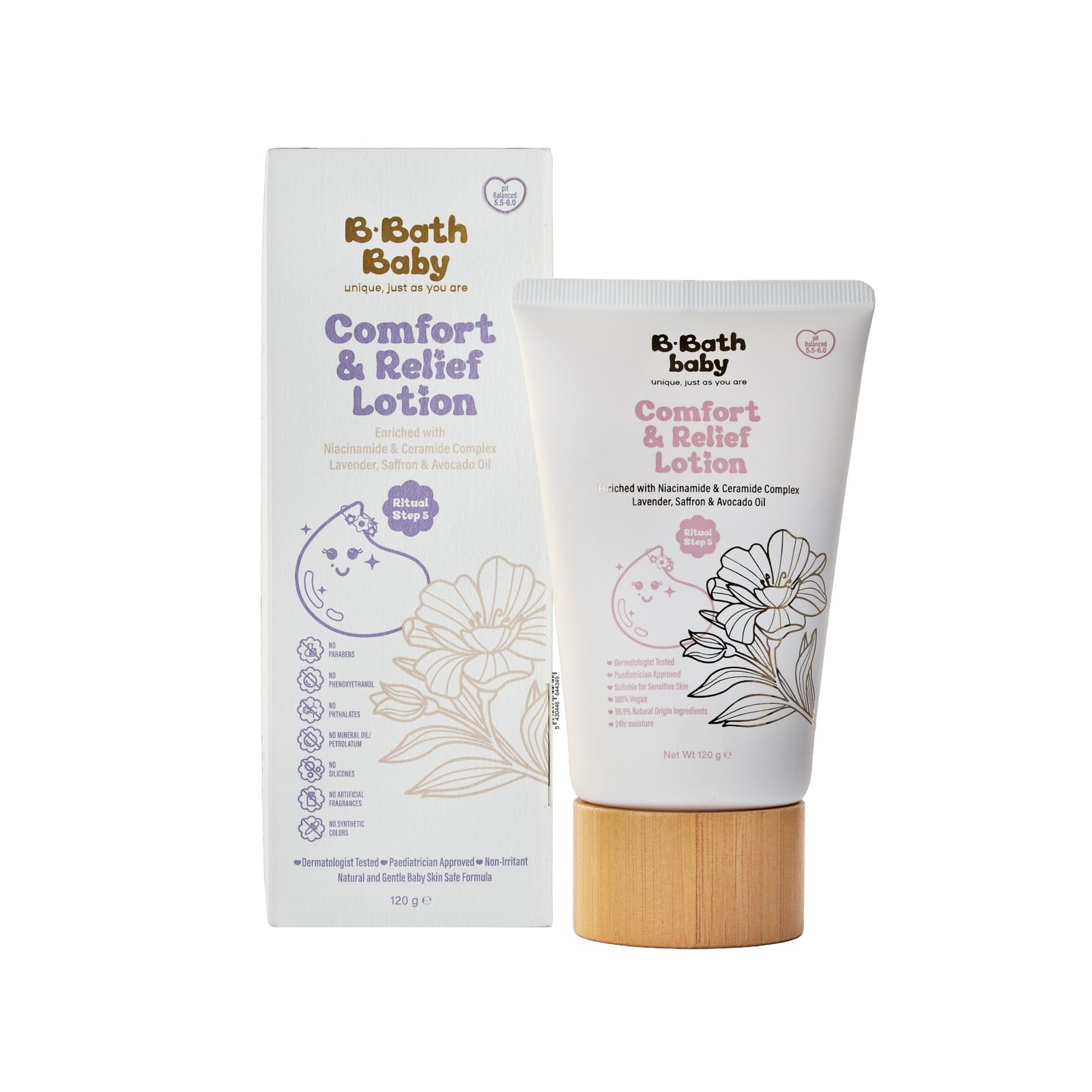 Baby Comfort & Relief Lotion 120g – ph 5.5-6, Deep Hydration for Sensitive Baby Skin | Sensory safe | Clinically Tested on Minor Skin | Allergen Tested-image-32
