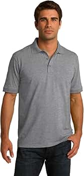 Clothe Co. Mens Short Sleeve Jersey Knit Polo Shirt, Athletic