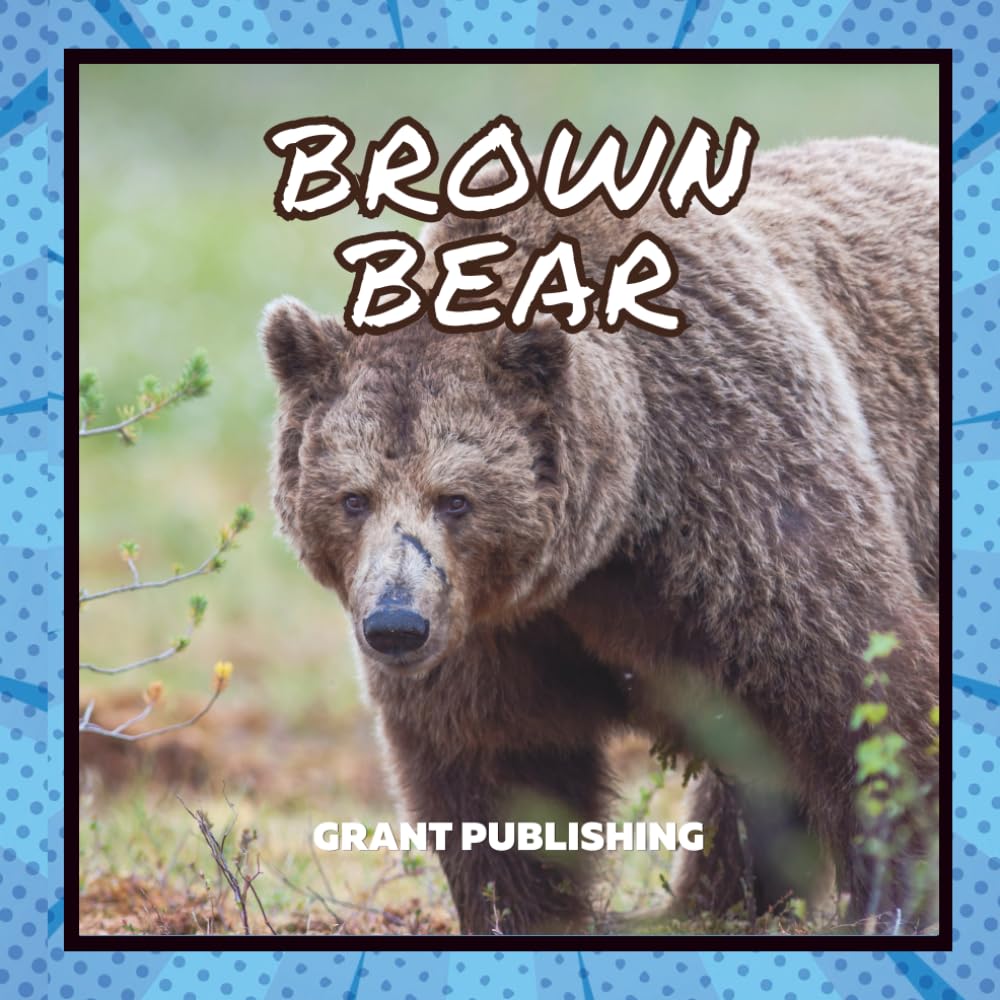 Brown Bear: Wildlife Books for Kids (Wildlife book for young children)