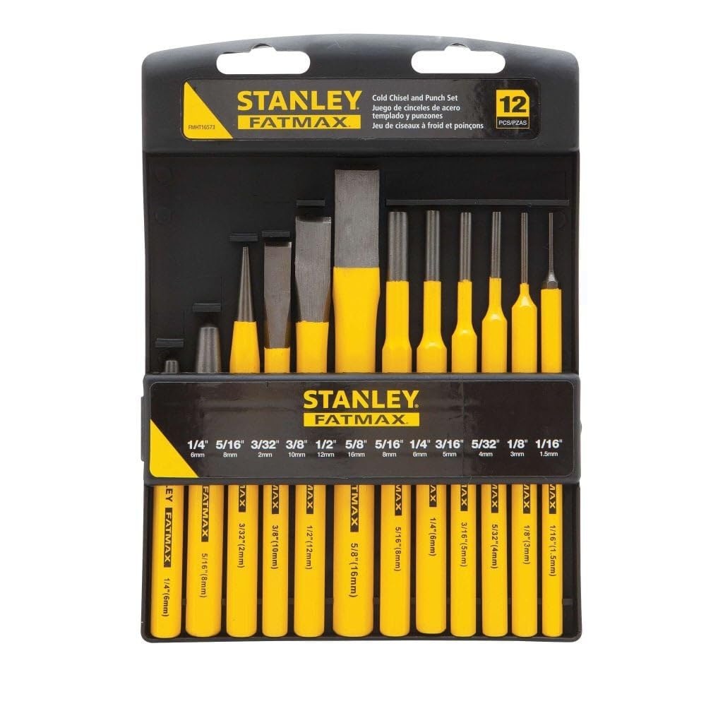 STANLEY FMHT16573 FATMAX zestaw dziurkaczy i dłut 12 szt