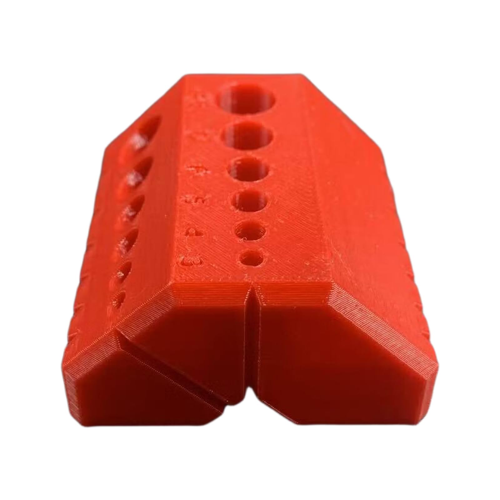 Alloneslife Red Easy To Use Drill Bit Alignment Positioning Tool Prevents Bit Slippage For Perfect Vertical And Angled Holes Woodworking Drill Guide