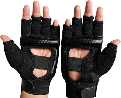 Miniatura 6 de Baselay Guantes de Taekwondo, aprobados por la WTF Muay Thai, saco de arena, saco de boxeo, medio mitones, artes marciales, karate, lucha de medio
