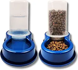 Comedouro e Bebedouro Automatico Para Cachorro Dupla Função Multiuso Caes Pequeno Porte 1,5L Kit 2 Unidades