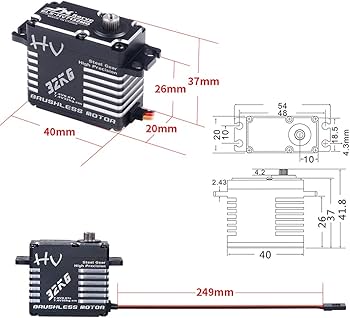 Amazon.com: JX Servo BLS-HV7132MG 32KG 120° Steel Gear High