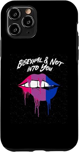 iPhone 11 Pro Bisexual and Not into You Bi Single Bi Pride Unmarried Funny Case