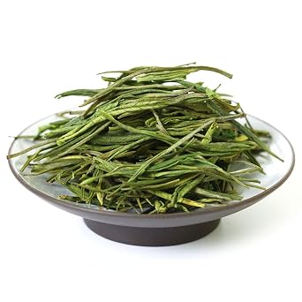 GOARTEA Mao Feng Green Tea - 100g / 3.5oz Premium Grade - Huangshan Maofeng Tea - Chinese Yellow Mountain Spring Loose Leaf