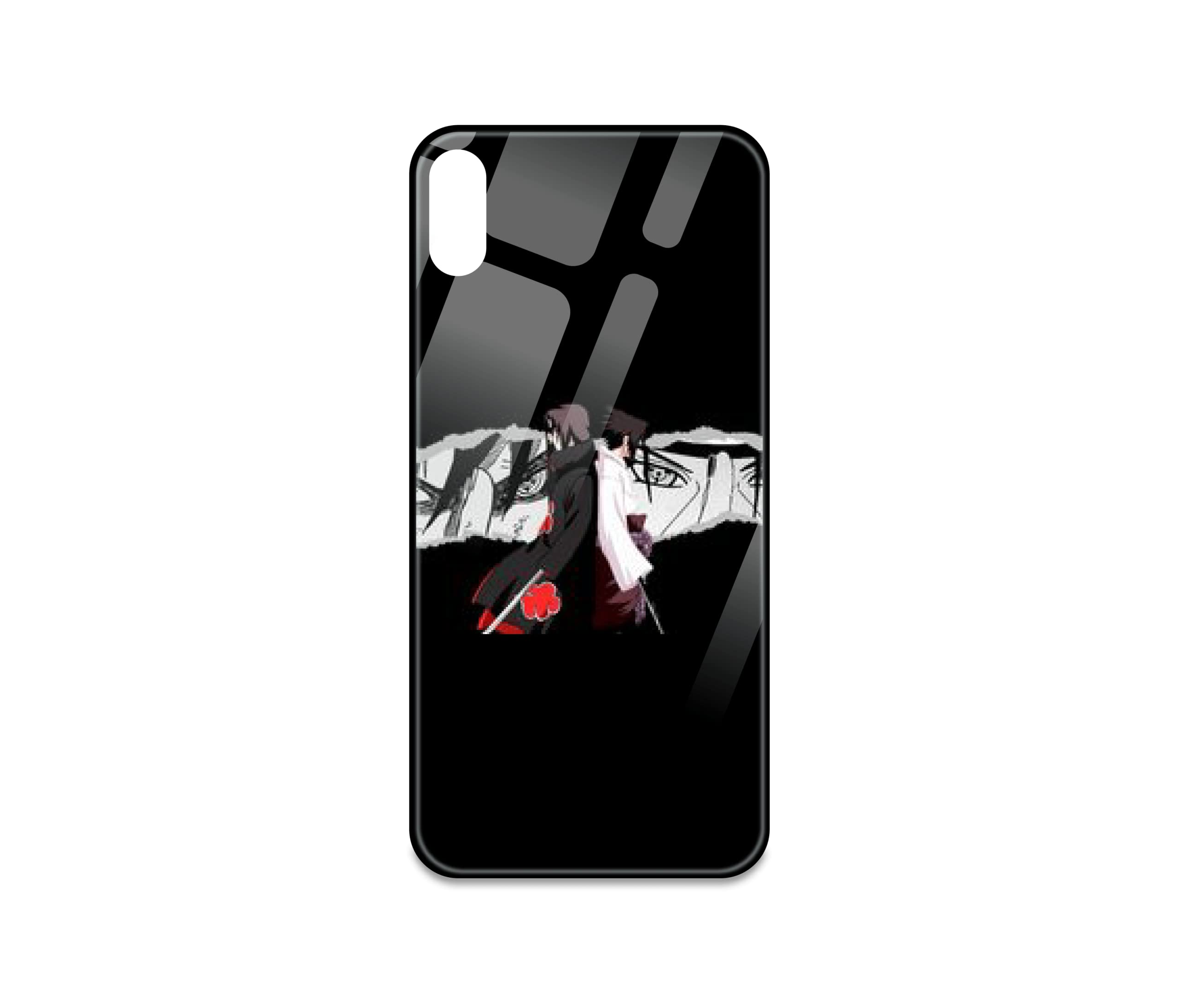 Phone_Antics Anime Akatsuki Glass Case/Mobile Back Cover Compatible for iPhone XR