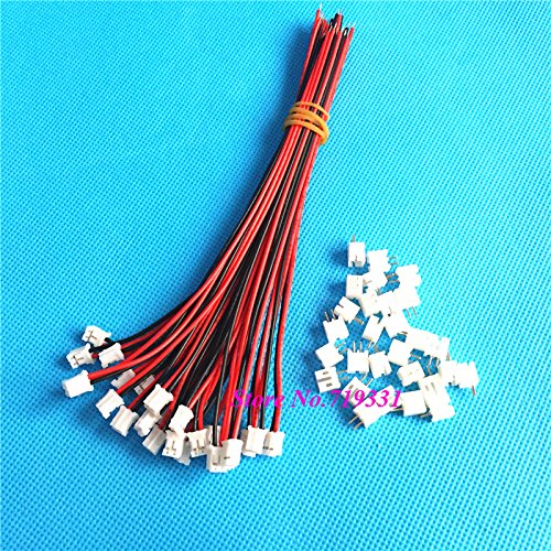 50 készlet Mini Micro Jst 2.0 pH 3-pin csatlakozó dugó vezeték kábelek