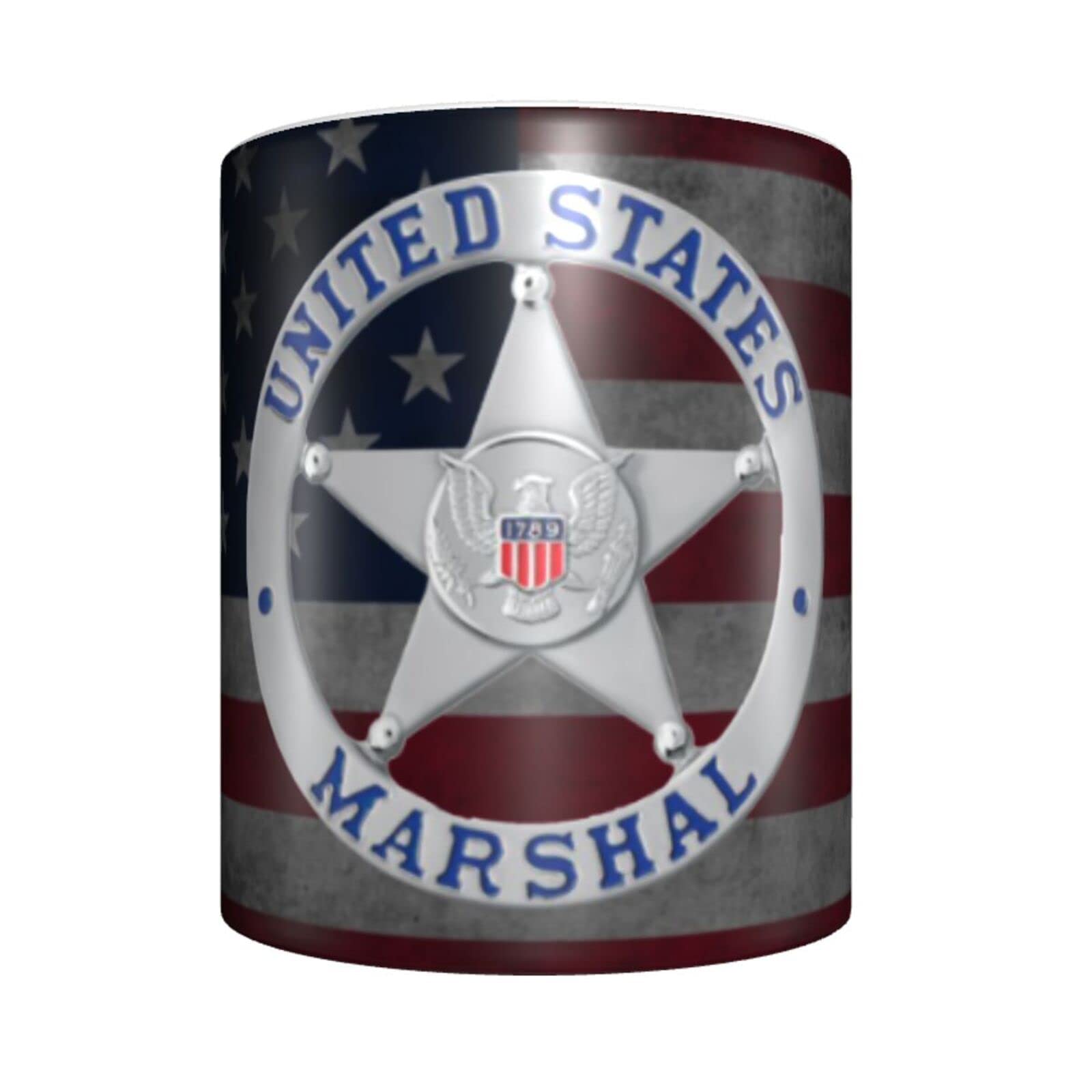 Us Marshals Service American Flag Coffee Mugs | Funny 11 Oz Mugs For Home, Office| Unique Gift For Him/Her