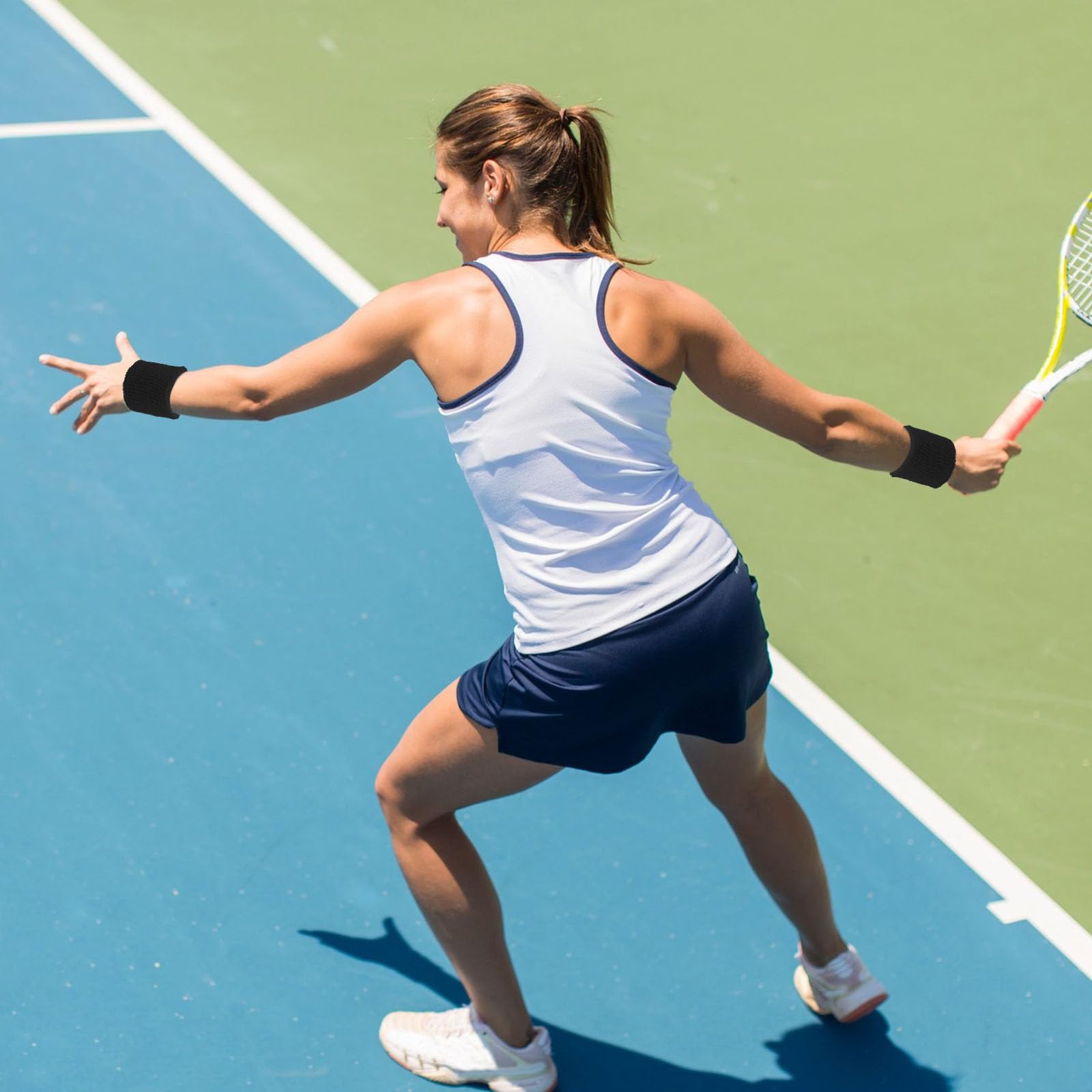 Set 3 Fasce Tergisudore - 1 Fascia E 2 Bracciali Per Sport E Allenamento - Foto 8